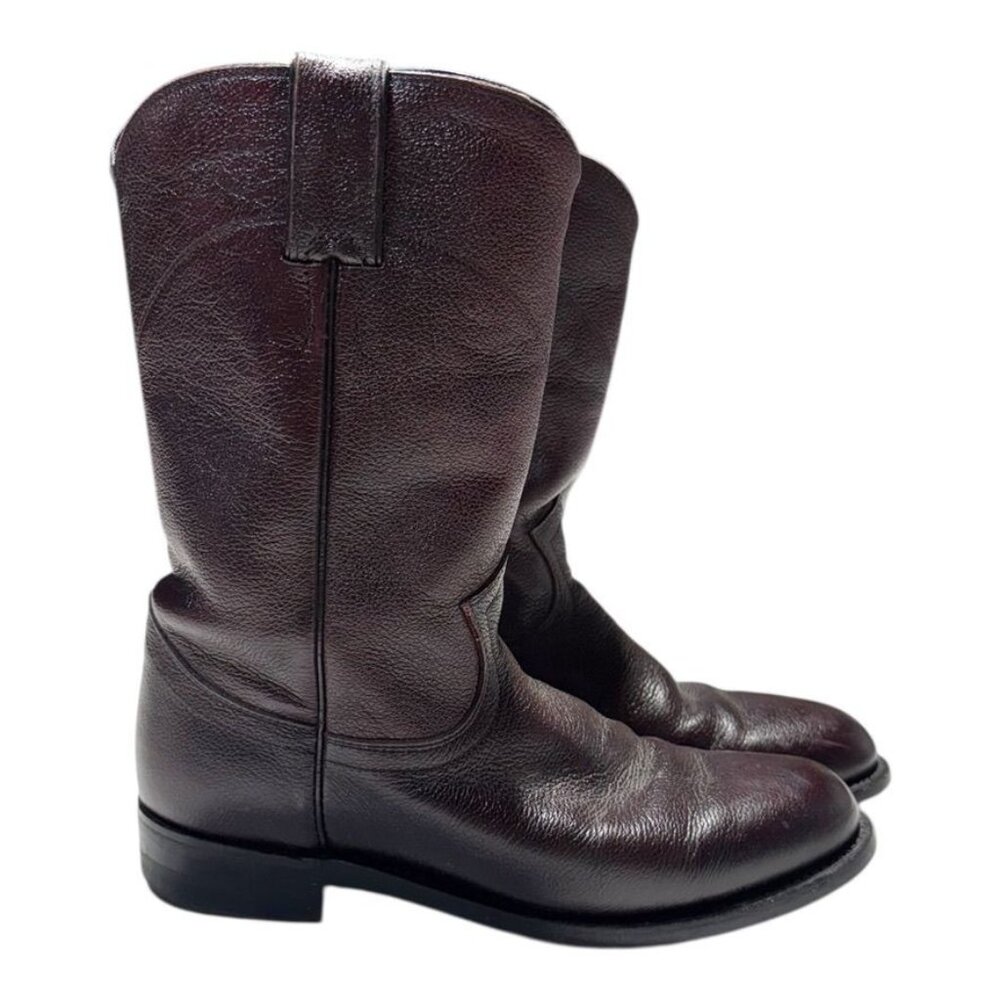 Justin Roper Boots Oxblood Size 6.5